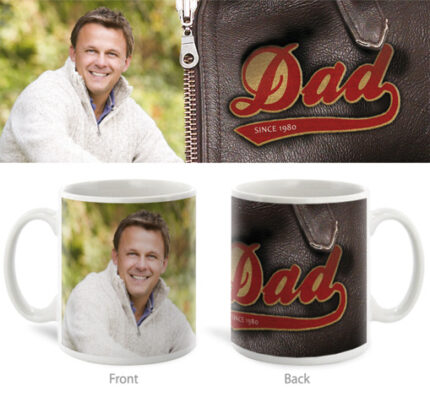 Personalized Dad Since Year Photo Mug