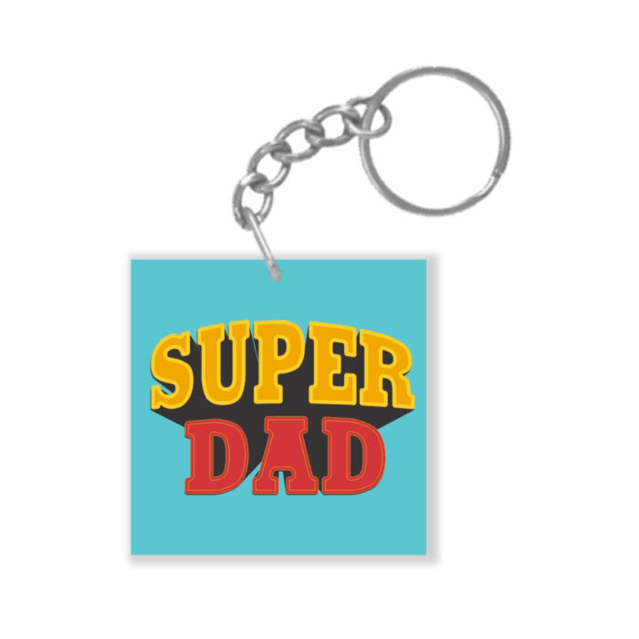 Super Dad Keychain