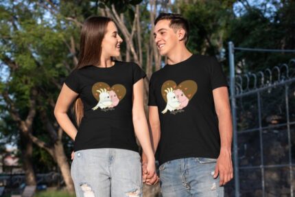 Owls Love Couple T-shirt