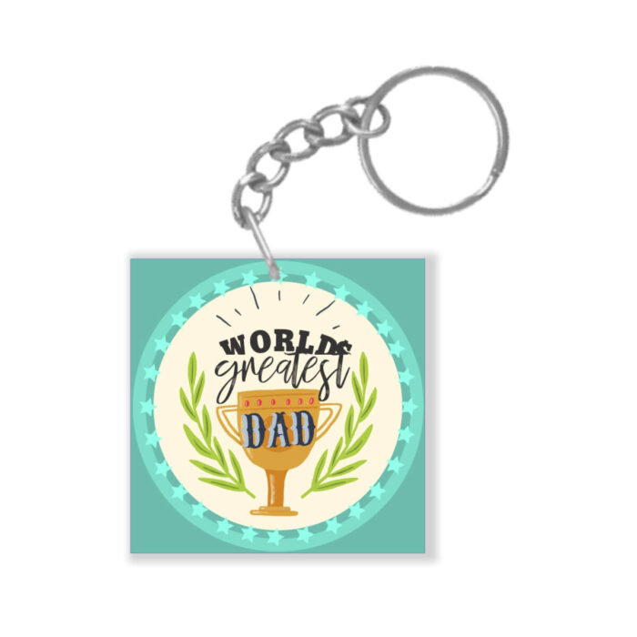 Worlds Greatest Dad Keychain
