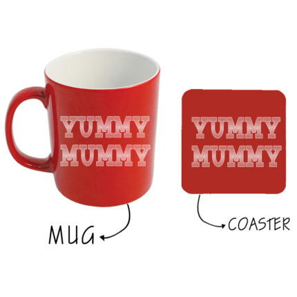 Yummy Mummy Mug Red