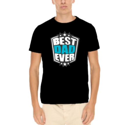 Starry Best Dad Ever Mens T-shirt