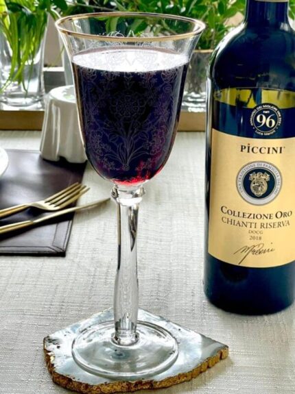 Belle Epoque A.P. Wine Glass 450Ml With Gold Rim Set Of 4