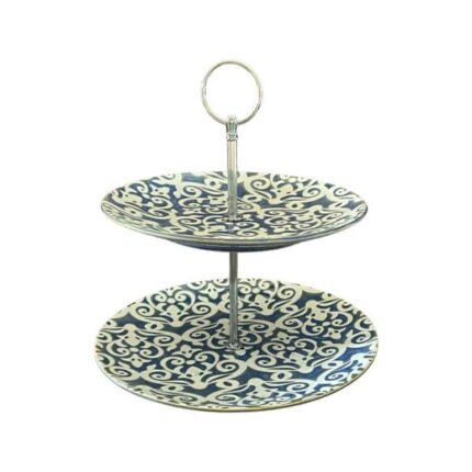 2-Tier Cake Stand (7.5"Plate With 8.5"Plate)
