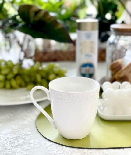 350ML CUP W/ORCHID VEINS Set of 6