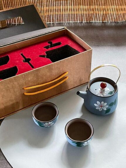 3Pcs Tea Pot Gift Box -Tea Pot-200ml -Cup-60ml