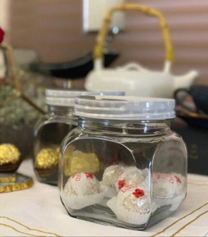 Glass Jar 2Pcs Set With Gift Box