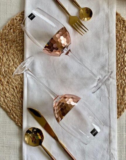 Dynasty multi purpose stem Rose Gold 400ml Set of 2