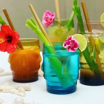 Malibu Tiki Glass 430ML assort. Colors