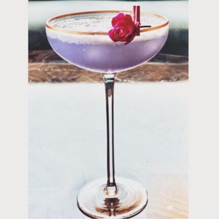 Martini Coupe glass Gold rim 220ml Set of 4