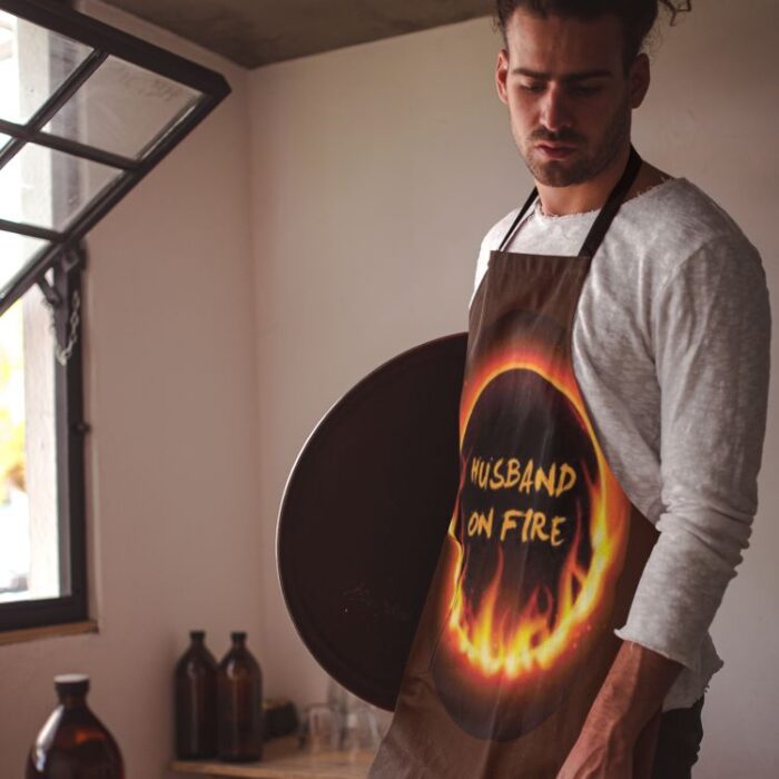 Romantic apron for husband Husband apron