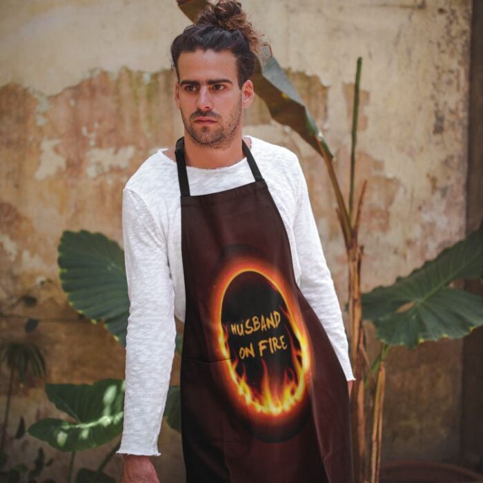 Romantic apron for husband Husband apron