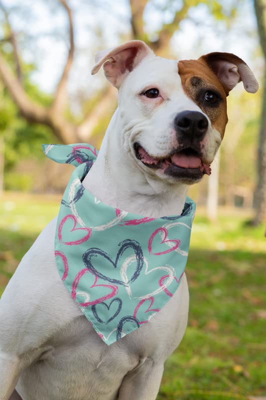 Colourful Hearts Large