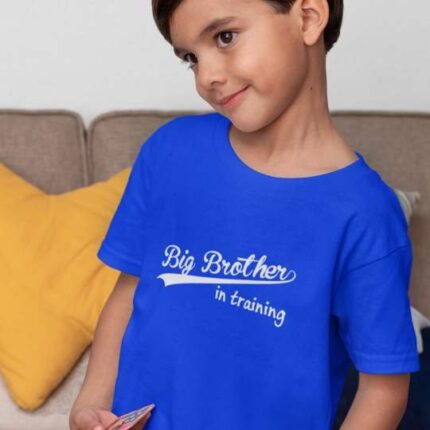Big Brother in Training Printed Boy T-Shirt