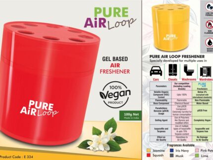 E334 – Pure Air Loop: Gel based room freshener for Home, Office...