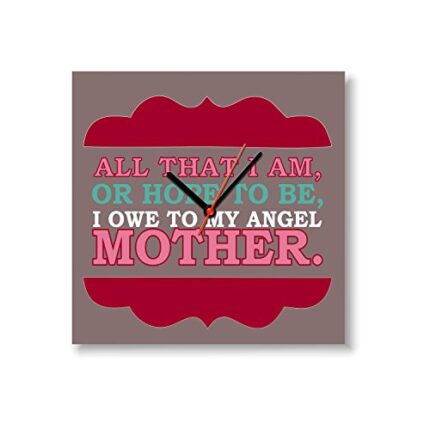 Angel Mother Wall Clock