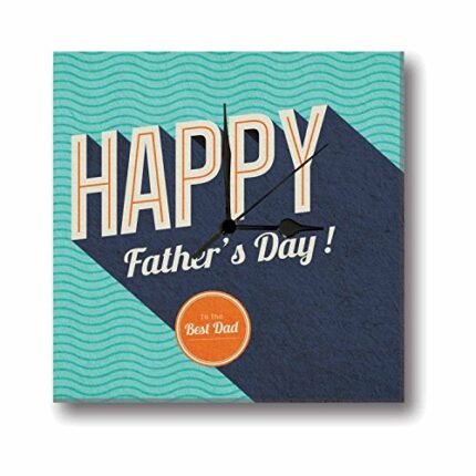 Giftsmate Happy Fathers Day Wall Clock for Dad