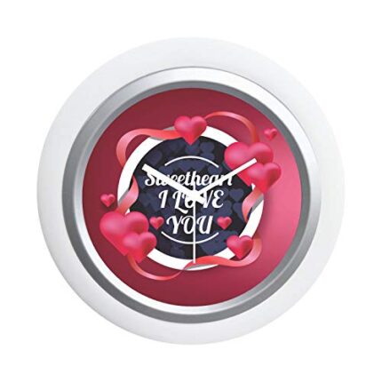 Giftsmate Valentine Gifts for Girlfriend Wife Desk Clock Wooden Framed Because a Girl Like You is Impossible to Find Squirrel