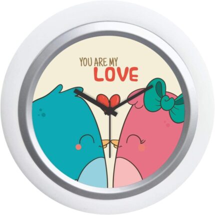 Giftsmate Valentine Gifts for Girlfriend Wife Desk Clock Wooden Framed You are My Love