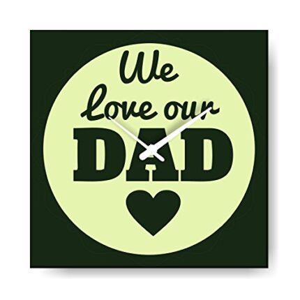 Giftsmate We Love Our Dad Wall Clock for Dad