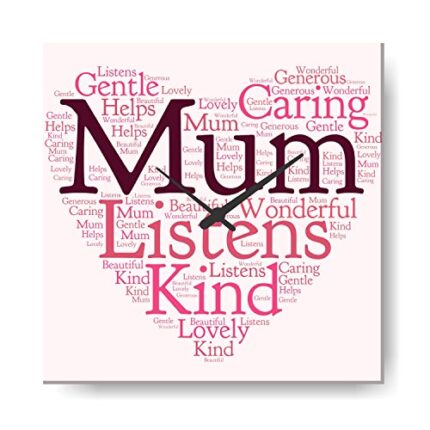 Giftsmate for Mom, Loving Mum Mother Wall Clock for Mom