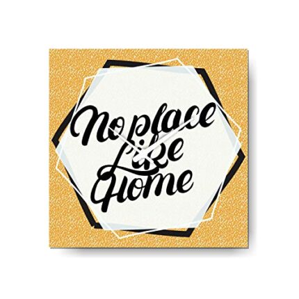 TheYaYaCafe Yaya Cafe No Place Like Home Wall Clock - 18 x 18 inches