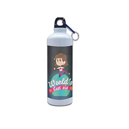 Yaya Cafe Birthday Sister Sipper Water Bottle Worlds Best Sis