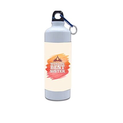 Yaya Cafe Birthday Sister Sipper Water Bottle Worlds Best Sister